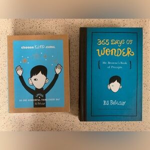 NEW SET OF TWO BOOKS: 365 Days of Wonder and Choose Kind Journal by RJ Palacio